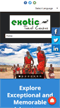 Mobile Screenshot of exotictravelnet.com